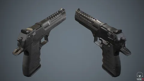 Desert Eagle L5 - Blender 3d models