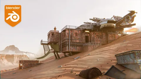 Desert Render - Blender scenes