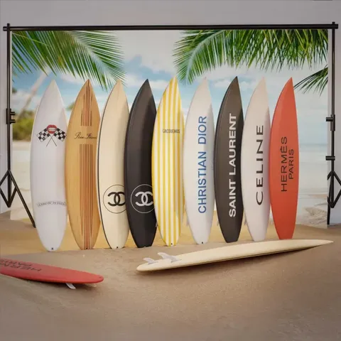 Designer Surfboards - Blender 3d models