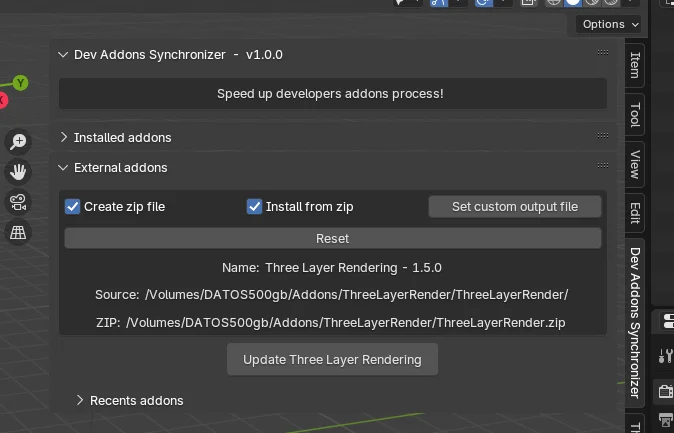 Dev Addons Synchronizer screenshot 5