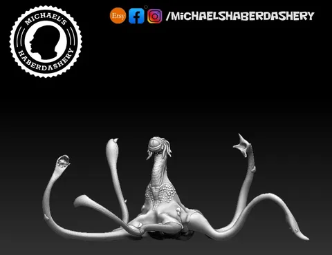 Dianoga Miniature - Blender 3d models