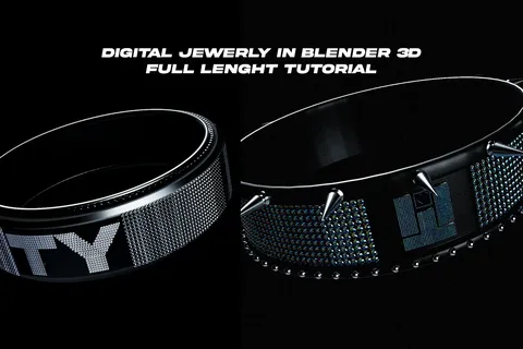 Digital Jewelry Tutorial - Blender tutorials & courses