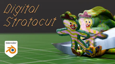 Digital Stratacut - Blender geometry nodes