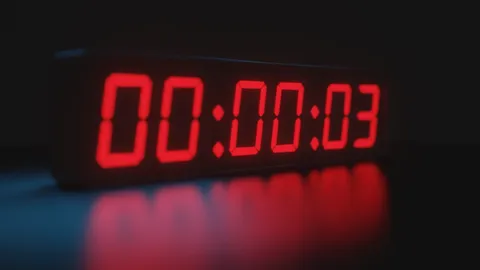 Digital Timer - Blender geometry nodes