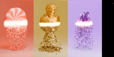 Disintegrate Into Objects - Blender geometry nodes