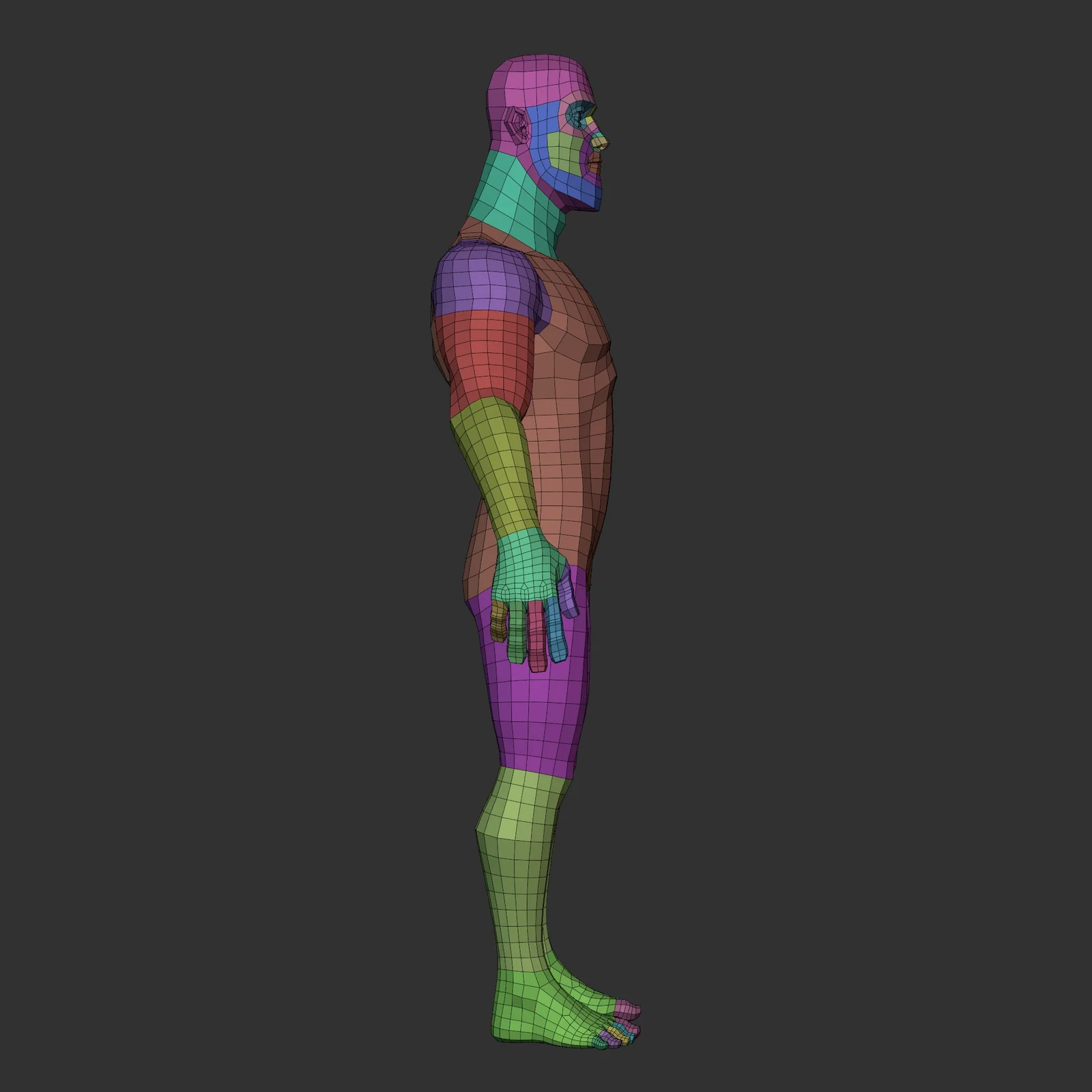 Disney Male Lowpoly Basemesh screenshot 5