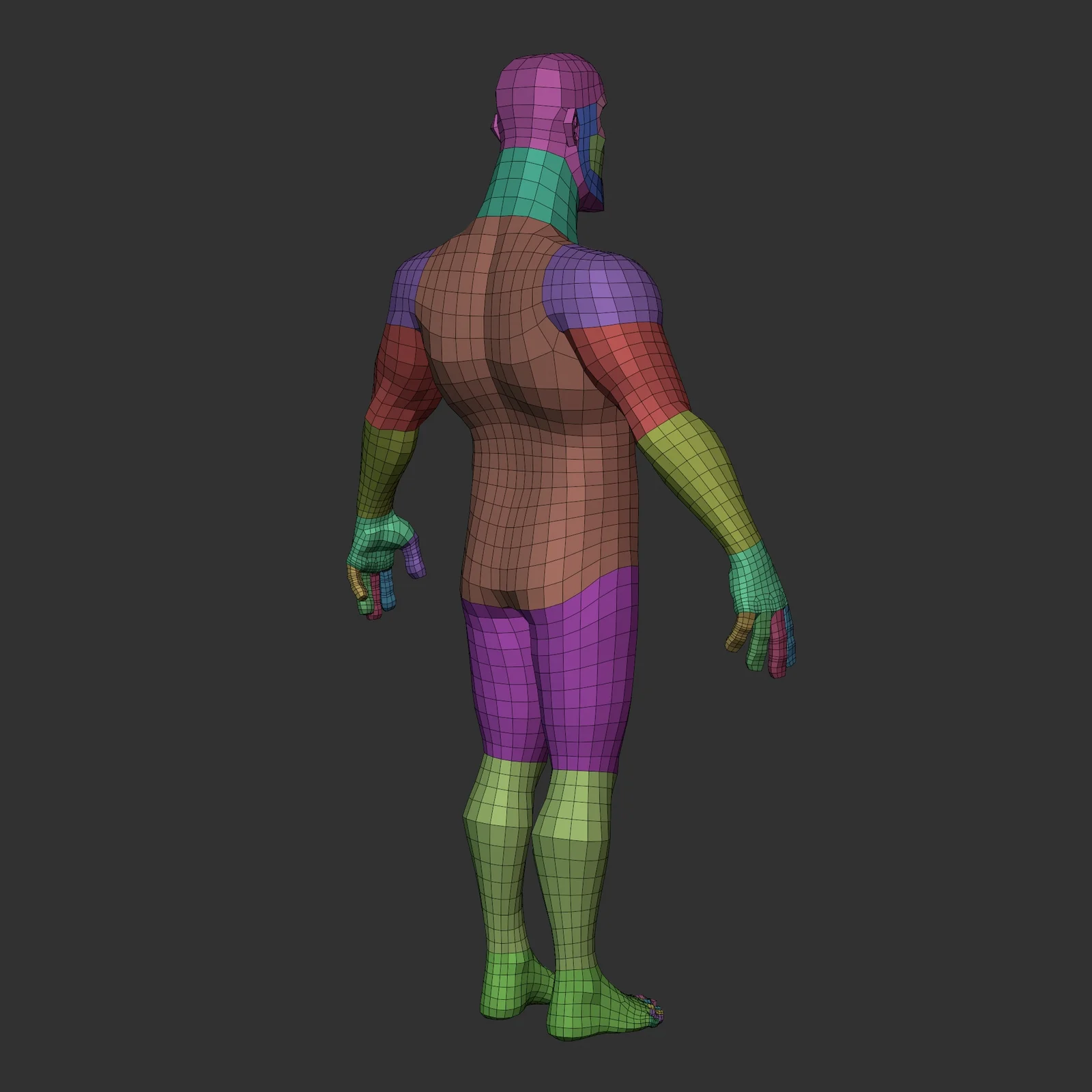 Disney Male Lowpoly Basemesh screenshot 6