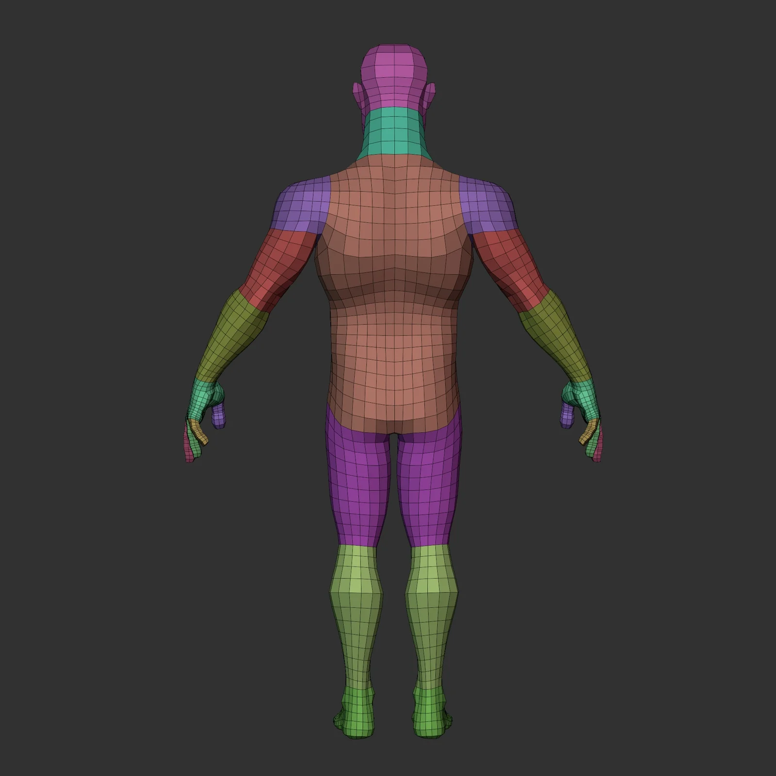Disney Male Lowpoly Basemesh screenshot 7