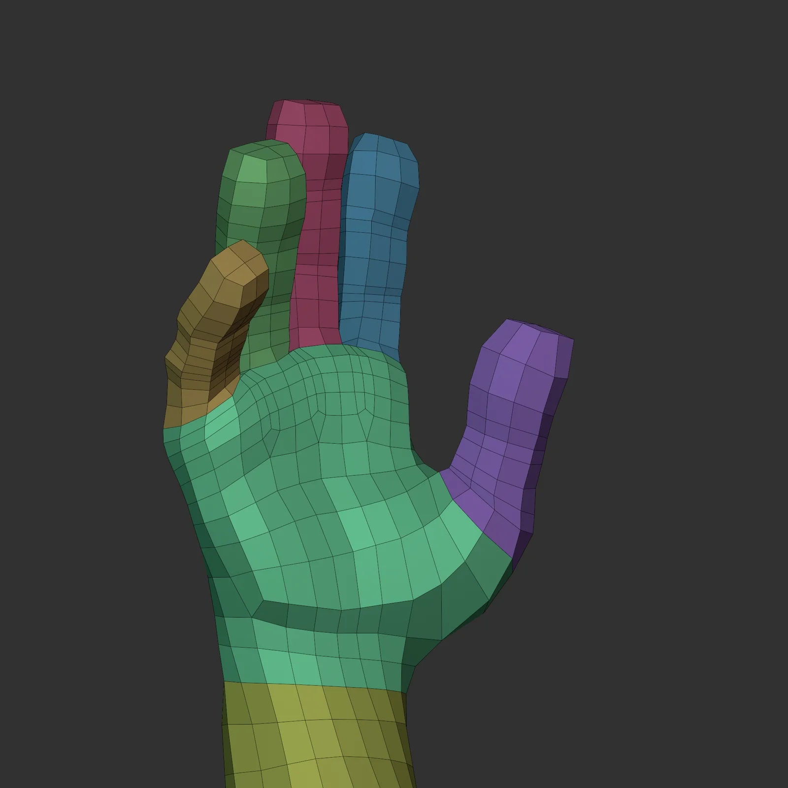 Disney Male Lowpoly Basemesh screenshot 8