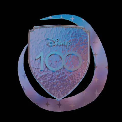 Disneyland 100 Plaque - Blender 3d models
