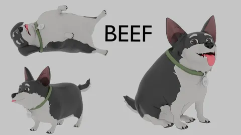 Dispatch Beef - Blender 3d models
