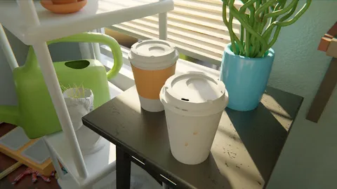 Disposable Coffee Cups - Blender 3d models