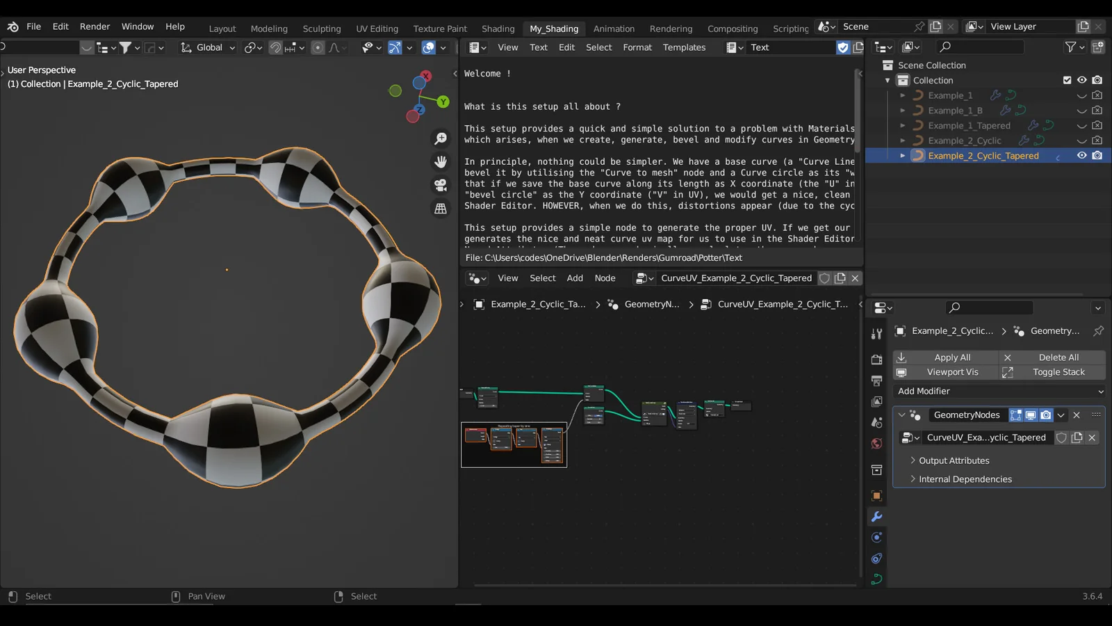 Distortion Free Curve UV Map screenshot 5
