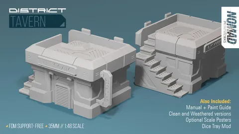 District Tavern - Blender 3d models
