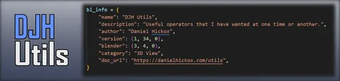 DJH Utils - Blender addons