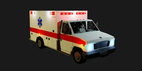 DM Ambulance - Blender 3d models