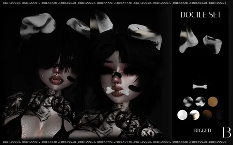 Docile Set - Blender 3d models