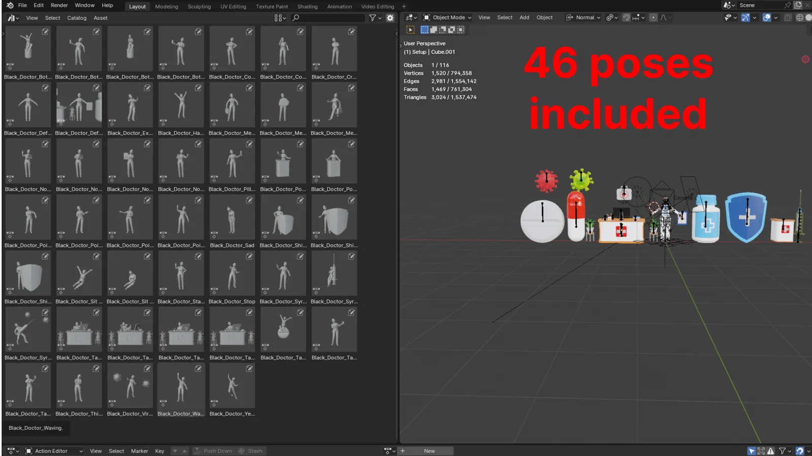 Cartoon Black Female Doctor screenshot 2