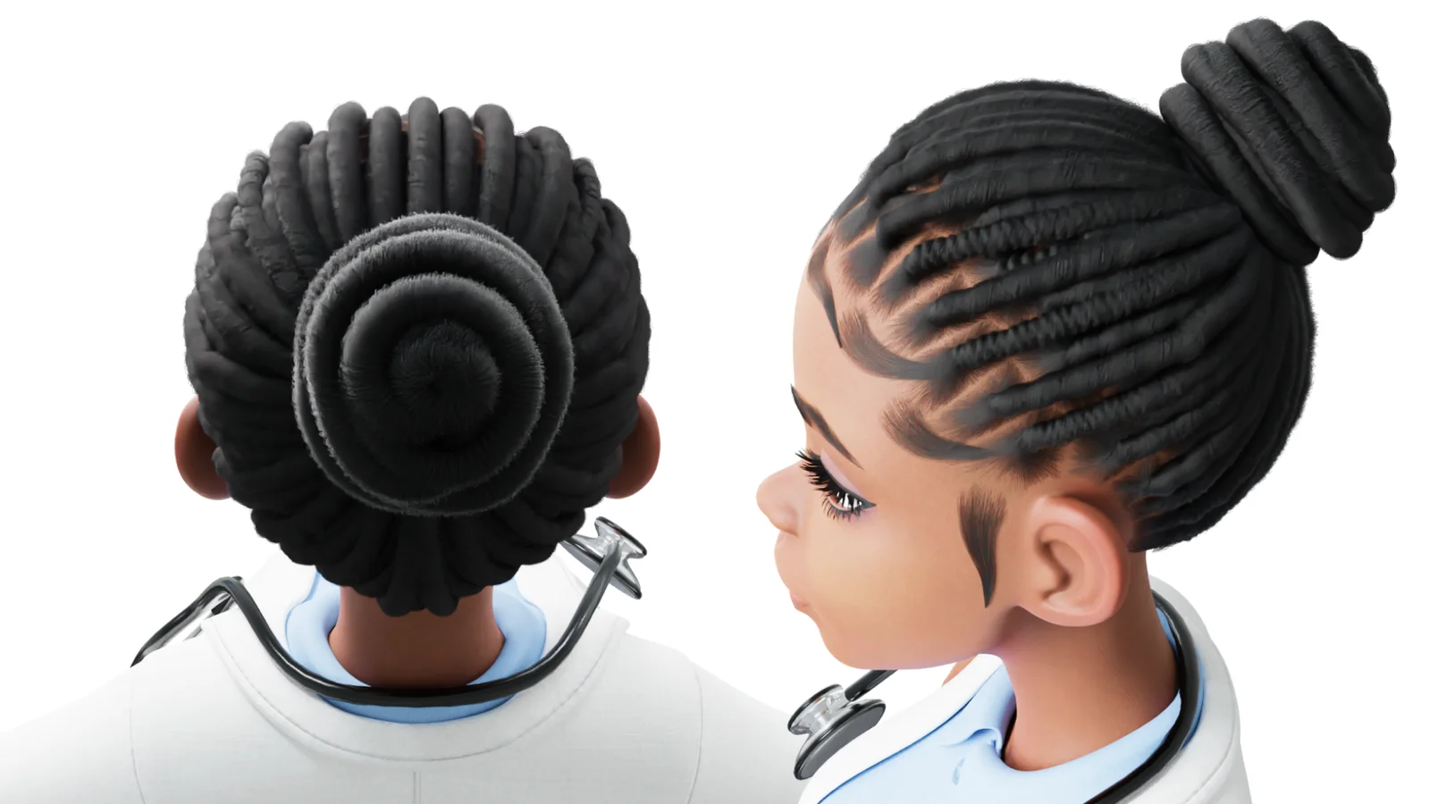 Cartoon Black Female Doctor screenshot 6