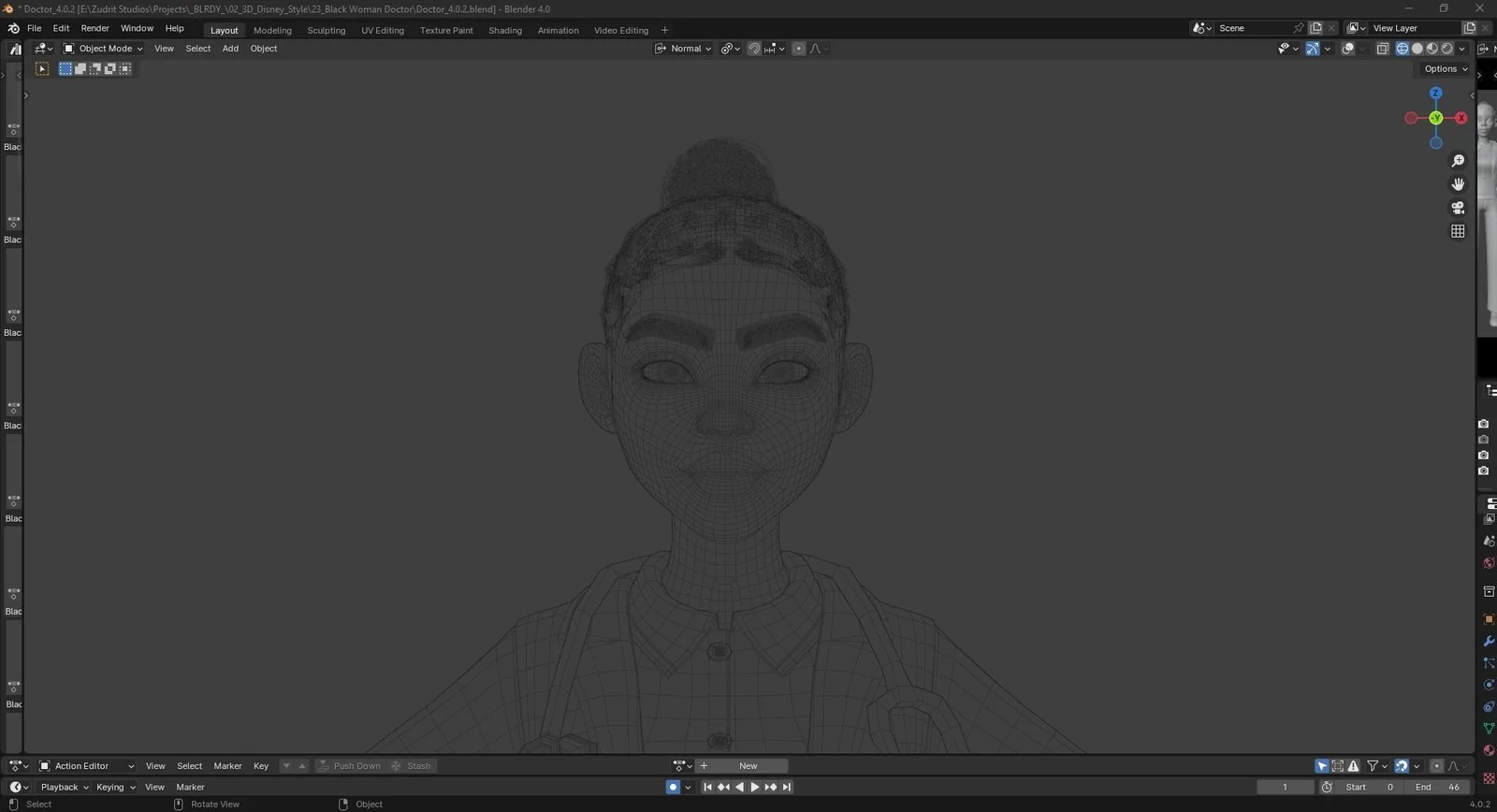 Cartoon Black Female Doctor screenshot 7