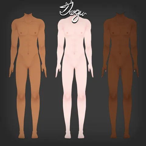 Dogu Male Base V1 - Blender 3d models