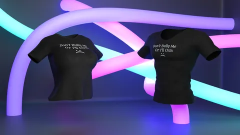 Don't Bully Shirts - Blender 3d models