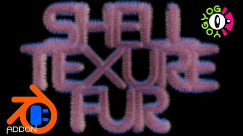 Shell Texture Fur - Blender geometry nodes