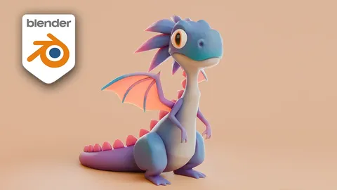 Stylized Dragon - Blender 3d models