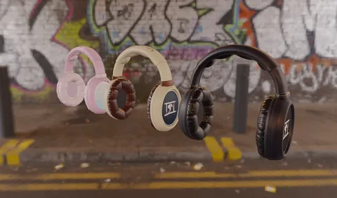 Dragon Headphones - Blender 3d models