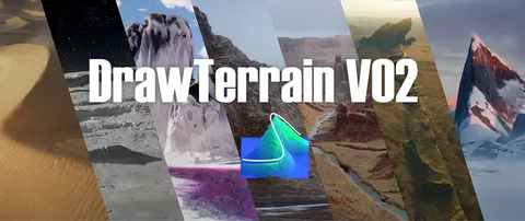 DrawTerrain - Blender geometry nodes