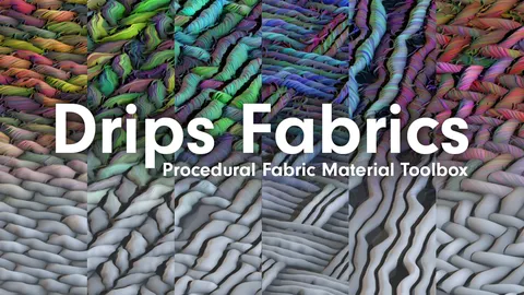 Drips Fabrics - Blender shaders