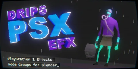Drips Psx Efx - Blender shaders