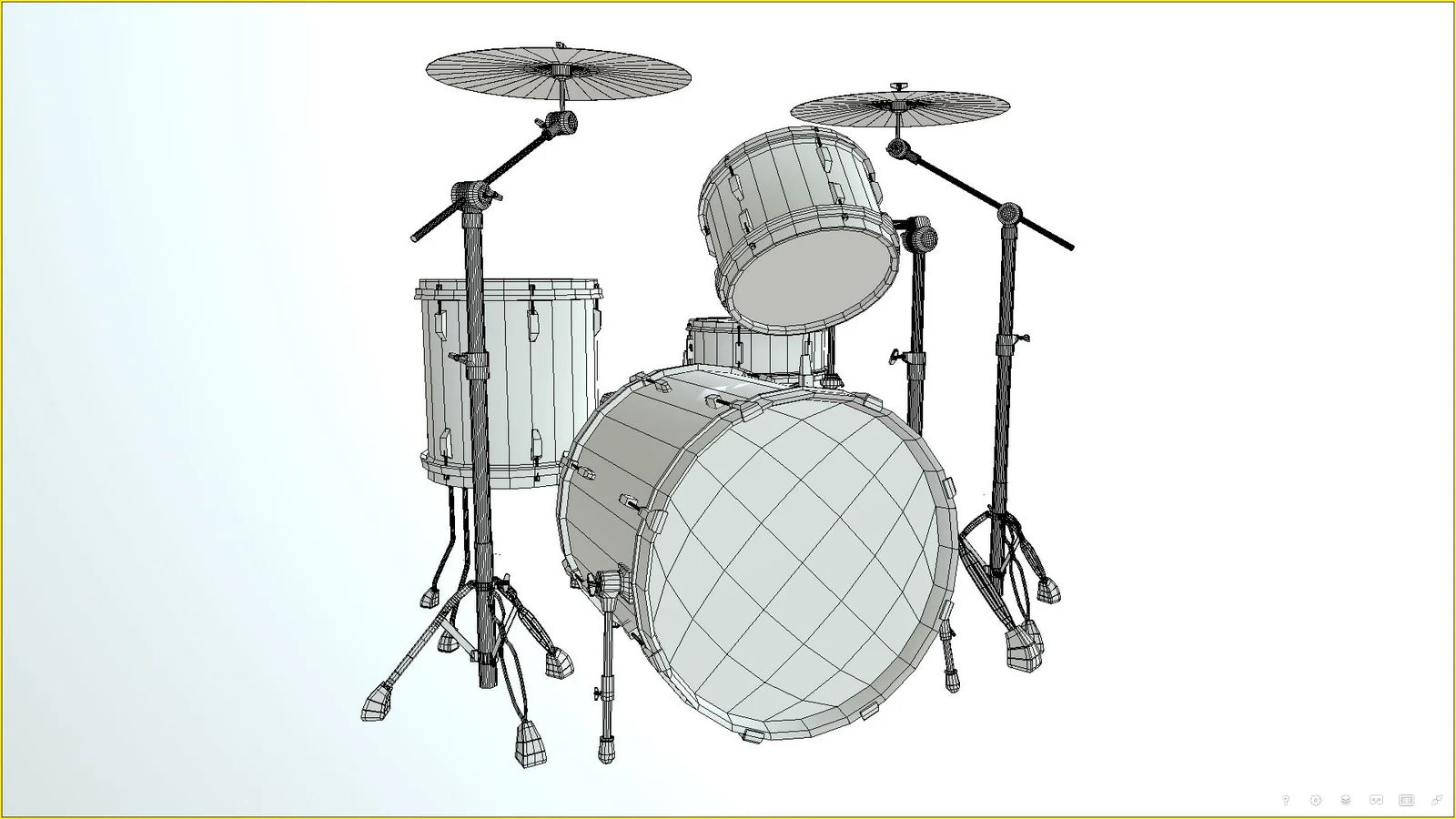 Low-Poly Drum Set screenshot 7