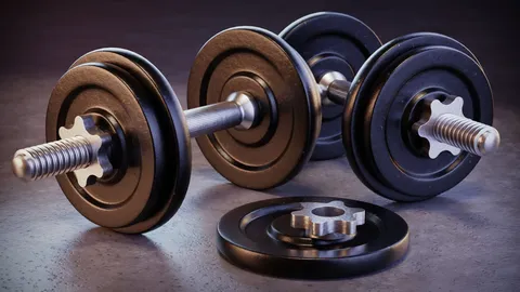 Dumbbell Weights Tutorial Files - Blender tutorials & courses