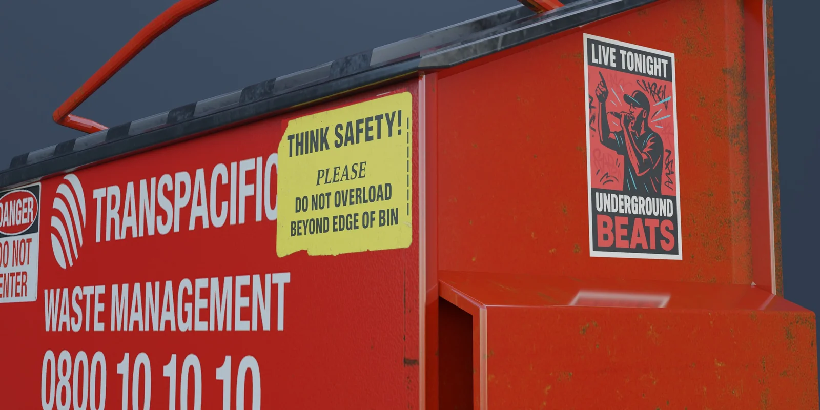 Low Poly Dumpster screenshot 2