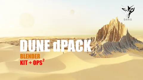 Dune Simple Scifi Dpack - Blender 3d models