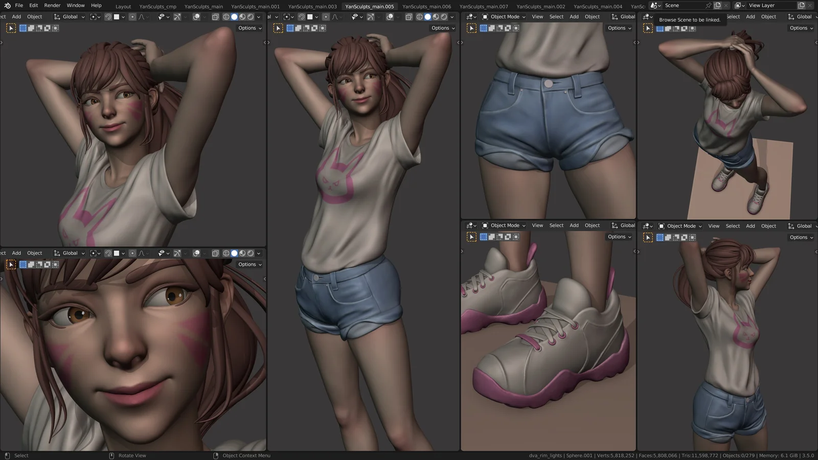 D.Va Character Creation screenshot 2