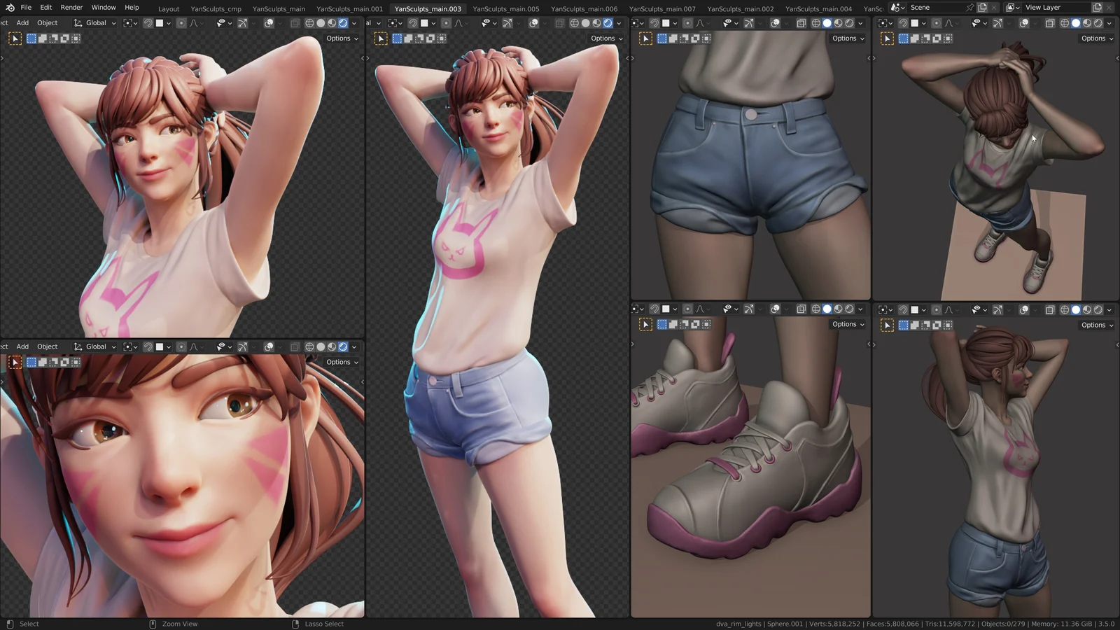 D.Va Character Creation screenshot 5