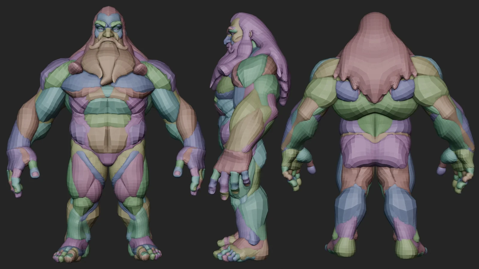 Dwarf Character Blockout screenshot 2