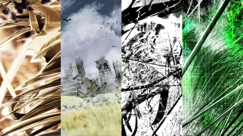 Visual Art Pack Vol. 1 - Blender 3d models