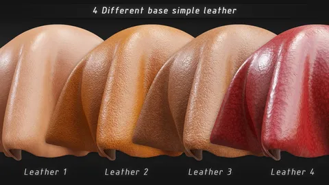 Dynamic Leather Material Vol 11 - Blender textures & materials