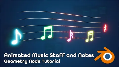 Dynamic Music Notation - Blender tutorials & courses