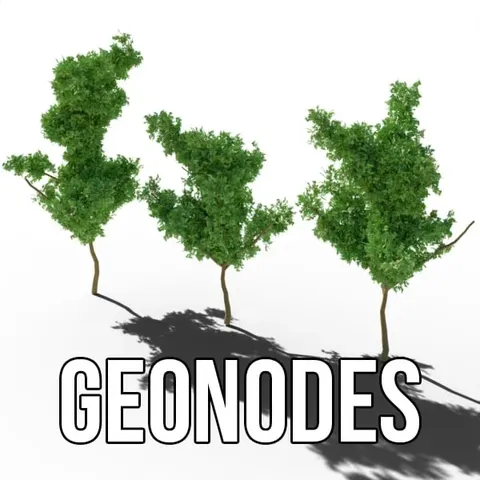 Dynamic Tree Generation - Blender geometry nodes