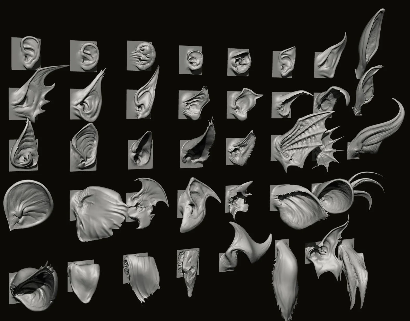 Ears Kitbash Collection screenshot 6