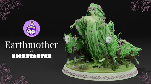 Earthmother Showpiece - Blender 3d models