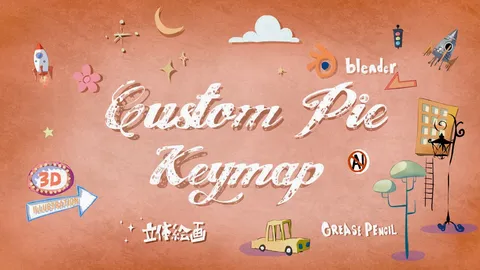 Easy Custom Pie and Keymap - Blender addons