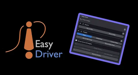 Easy Driver - Blender addons