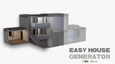 Easy House Generator - Blender addons