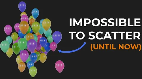 Easy Interactive Scattering - Blender geometry nodes