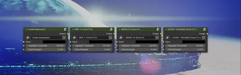 Easy Lens Flares - Blender addons